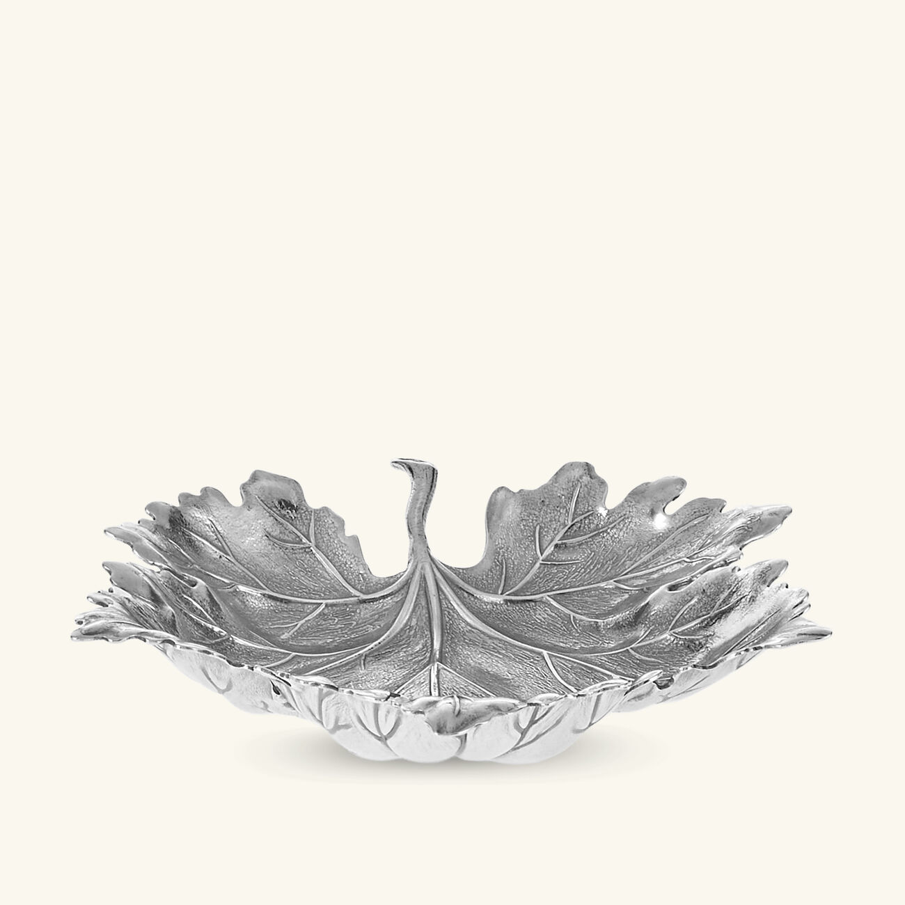 buccellati vine leaf bowl small silver