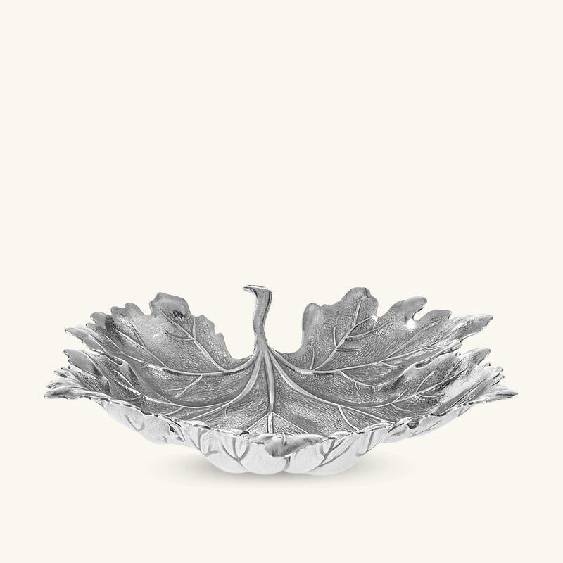 buccellati vine leaf bowl small silver