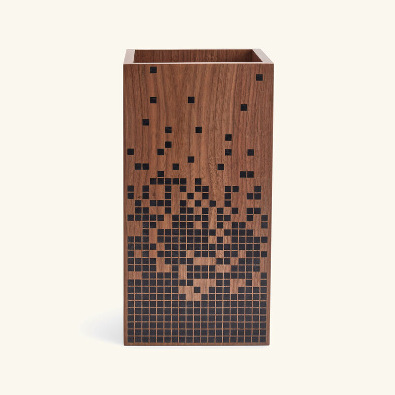 Wooden Waste Basket Brown aya the art of living wooden waste basket brown