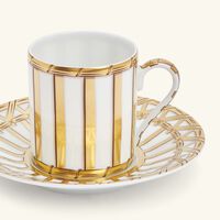 Vannerie Coffee Cup And Saucer Gold pinto paris vannerie coffee cup and saucer gold