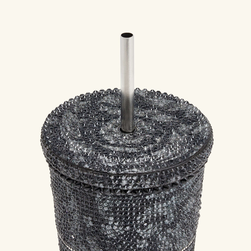 Barocco Crystal Travel Cup Black versace barocco crystal travel cup black