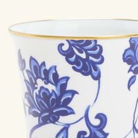 bernardaud prince bleu tumbler with candle