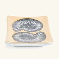 Giro di Conchiglie Ashtray Rectangular Small Gold fornasetti giro di conchiglie ashtray rectangular small gold