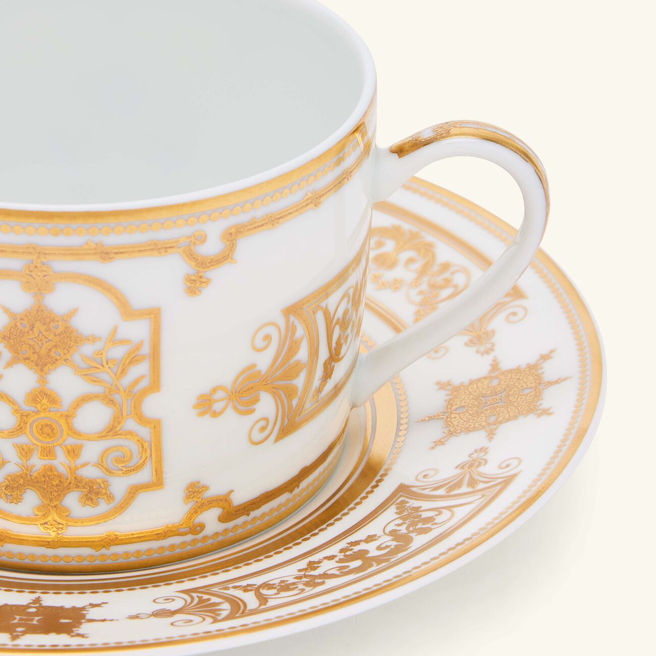 Aux Rois Tea Cup & Saucer Gold bernardaud aux rois tea cup saucer gold