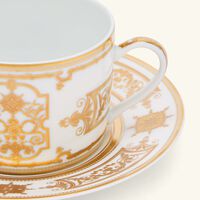 Aux Rois Tea Cup & Saucer Gold bernardaud aux rois tea cup saucer gold