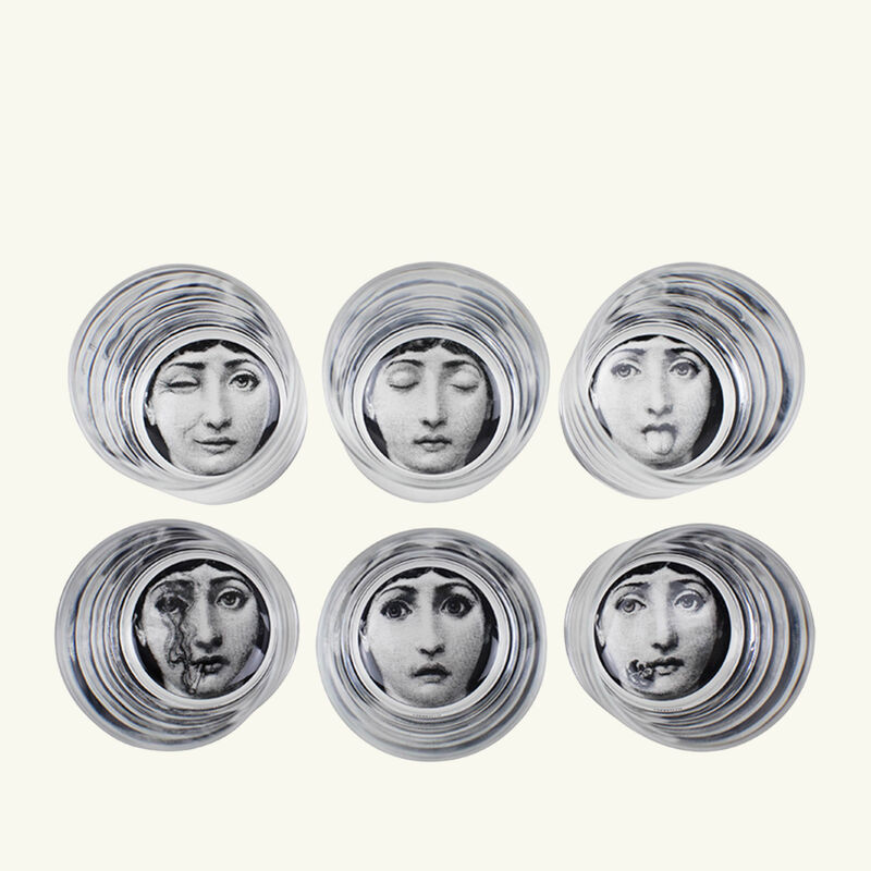 Tema e Variazioni Bicchieri Drinking Glass fornasetti tema e variazioni bicchieri drinking glass