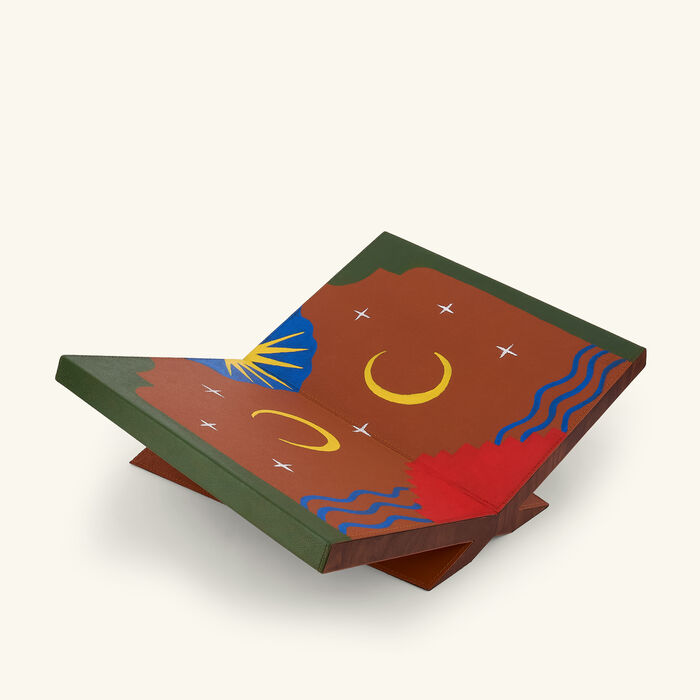 assouline culture classic bookstand camel