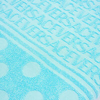 La Vacanza Bath Towel Blue versace la vacanza bath towel blue