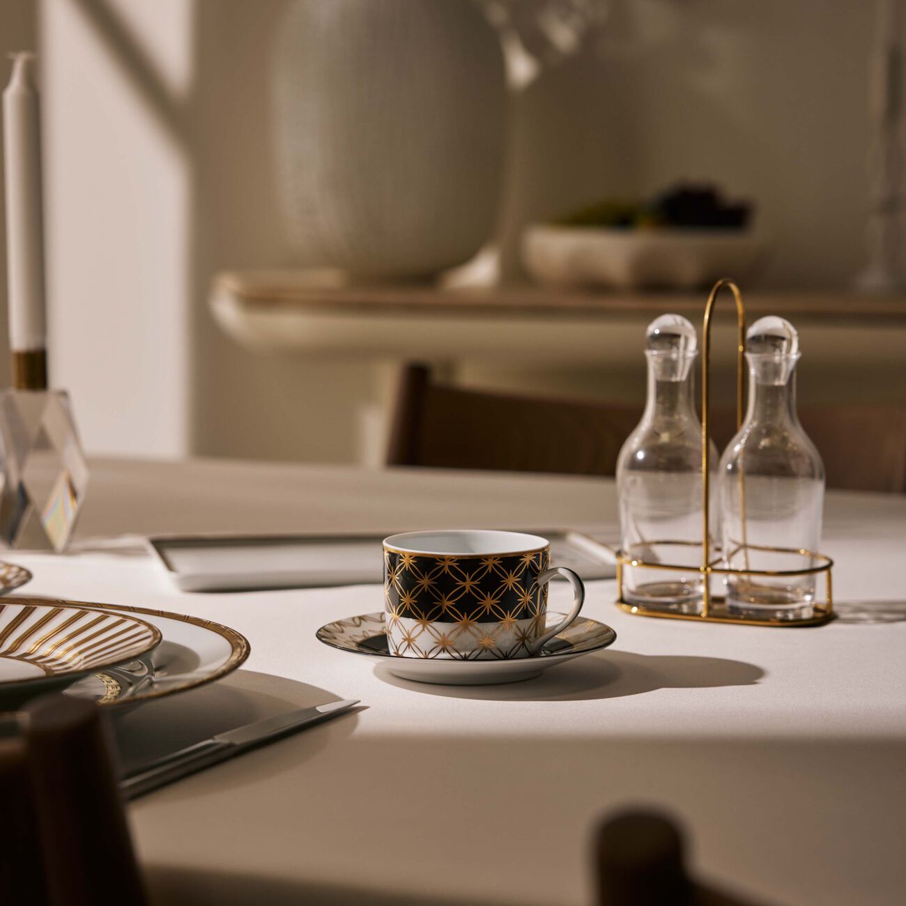 pinto paris kyoto tea cup and saucer gold