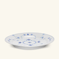 royal copenhagen blue fluted plain dinner plate round white 27cm