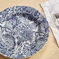 Faded Peony Salad Plates Round Blue Set of 2 ralph lauren home faded peony salad plates round blue set of 2