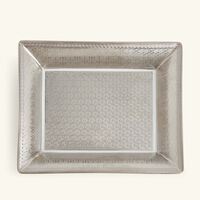 Divine Trinket Tray Rectangular Grey bernardaud divine trinket tray rectangular grey