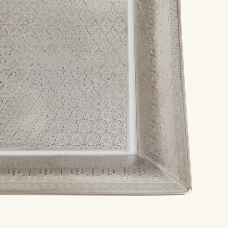 Divine Trinket Tray Rectangular Grey bernardaud divine trinket tray rectangular grey