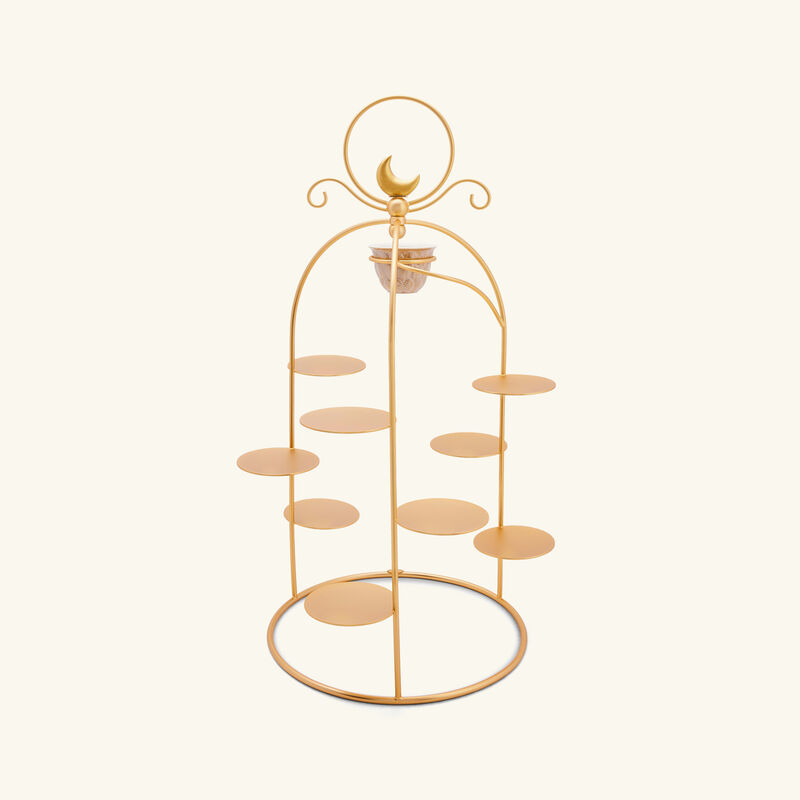 Peacock Extravaganza Pastry Stand & Coffee Cup Holder Gold villari peacock extravaganza pastry stand coffee cup holder gold