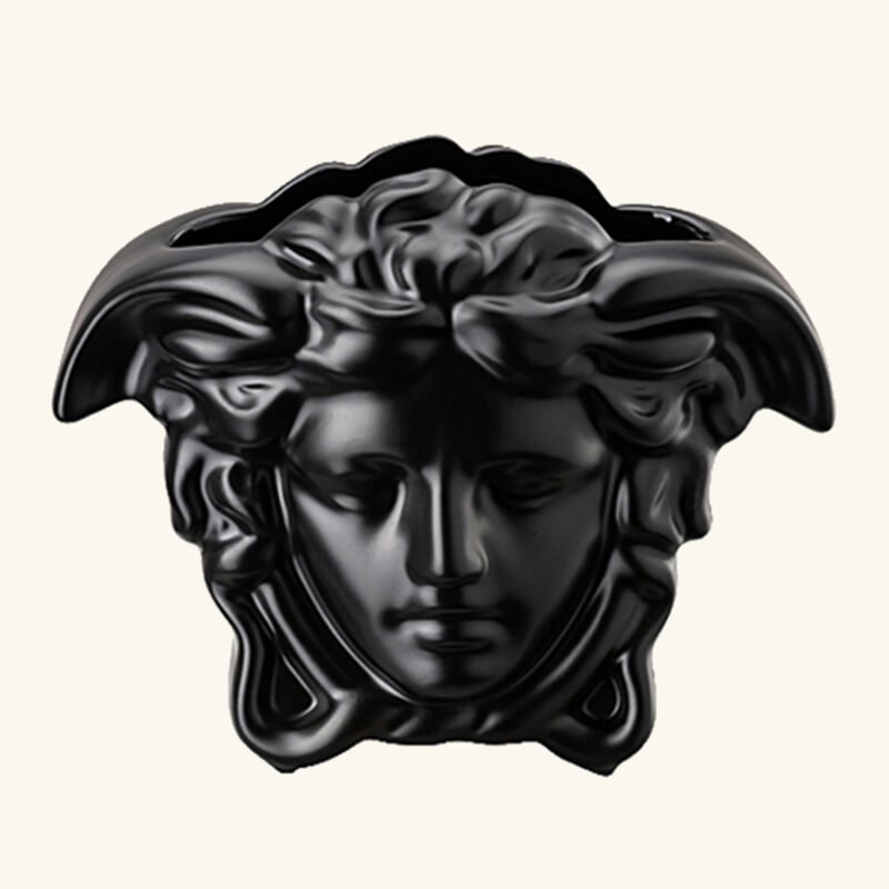 versace medusa grande vase mini black