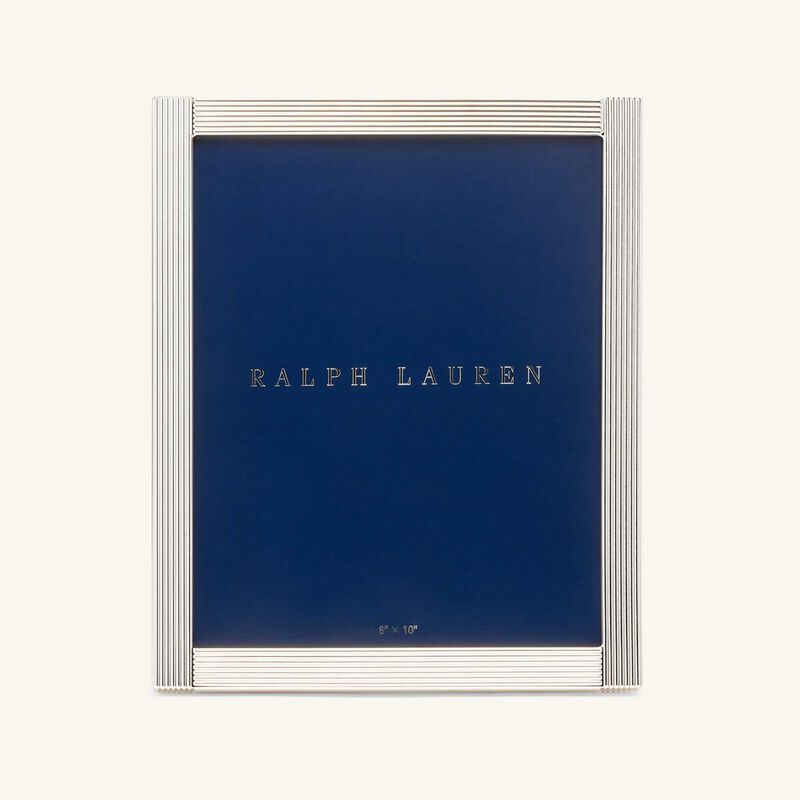 ralph lauren home luke picture frame silver plated 20x25cm