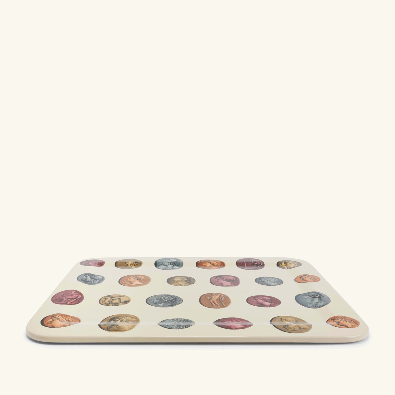 Cammei Tray Rectangular Large Pattern fornasetti cammei tray rectangular large pattern