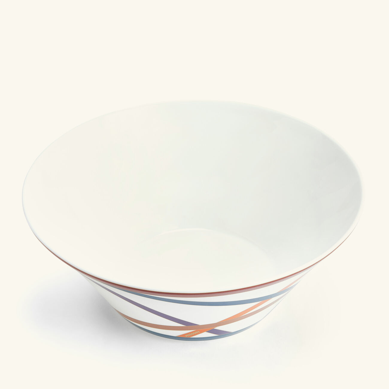 Nastri Salad Bowl 26cm missoni home nastri salad bowl 26cm
