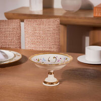 Taormina Footed Bowl White villari taormina footed bowl white