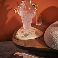 baccarat cadix ashtray round small clear