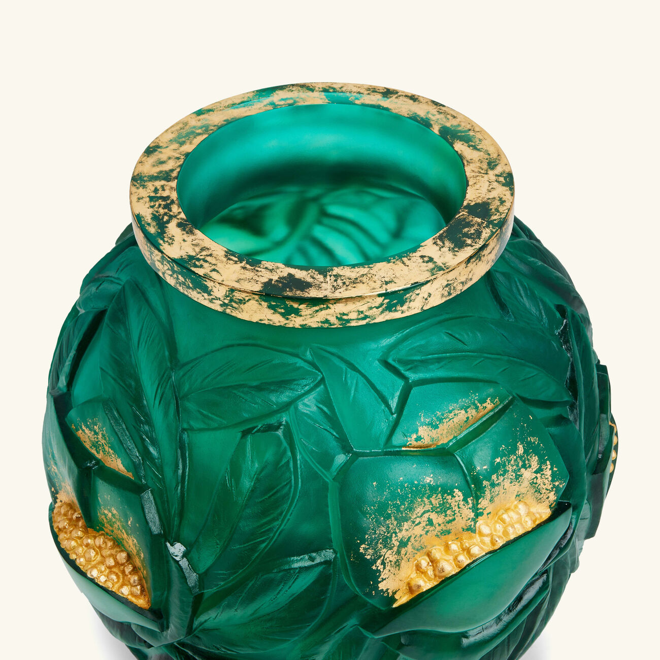 Empreinte Vase Medium Green daum empreinte vase medium green