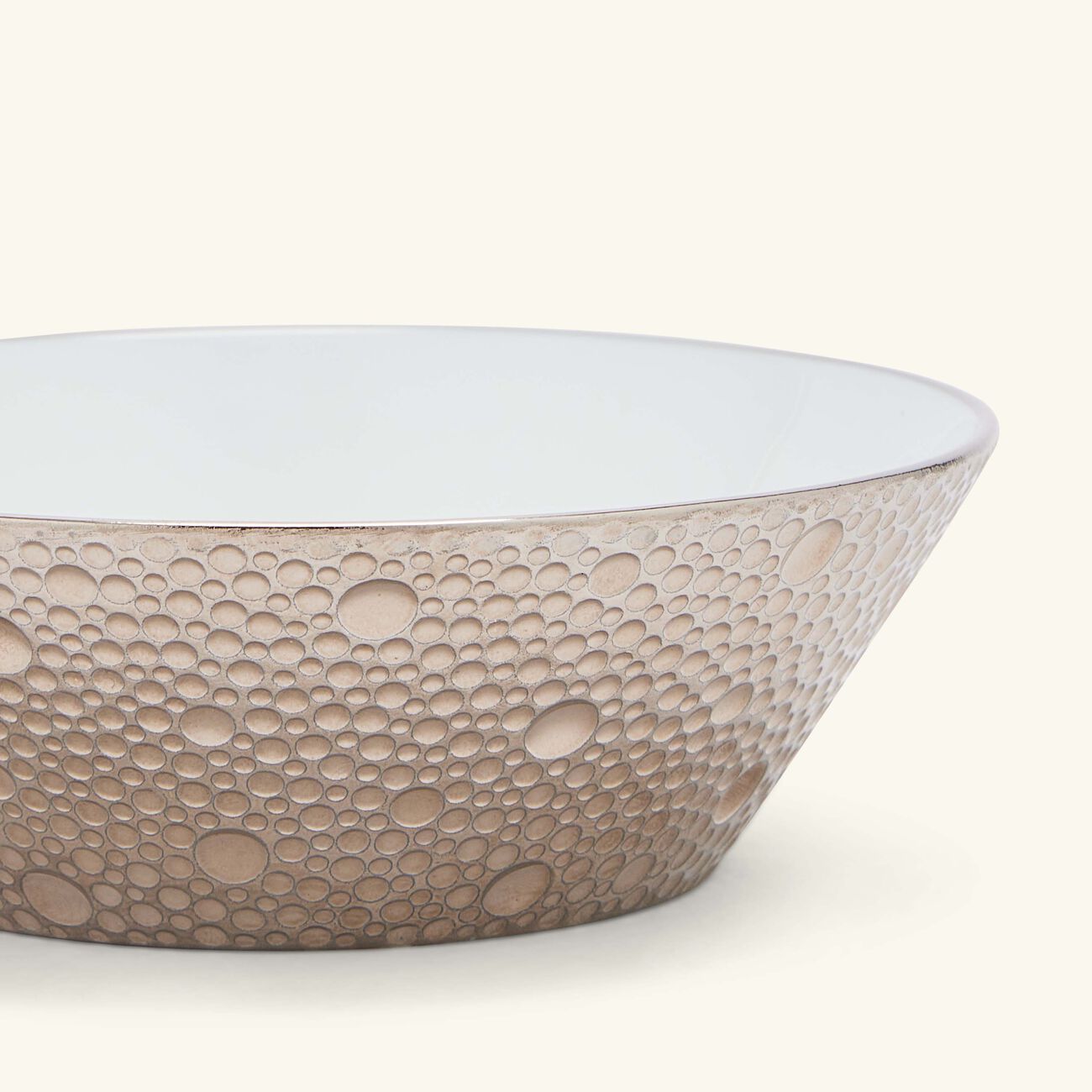 Ecume Serving Bowl Silver 12cm bernardaud ecume serving bowl silver 12cm