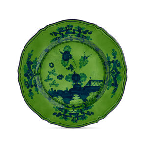 Oriente Italiano Green Charger Plate, medium