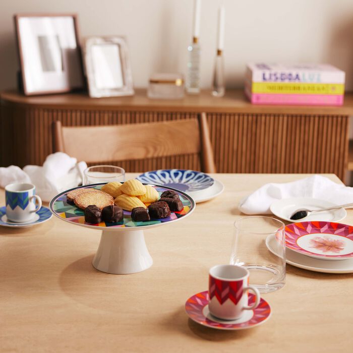 silsal bahja cake stand   dessert plate set of 4