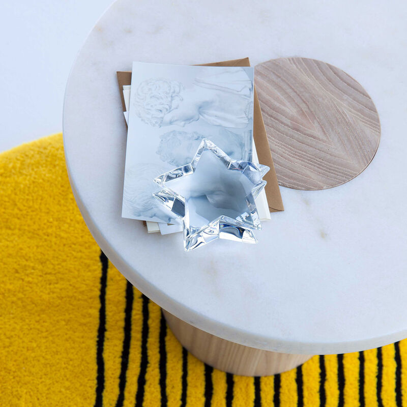 باكارا منحوتة إيتوال زينزين صغيرة شفافة