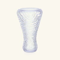 lalique zebre vase large clear