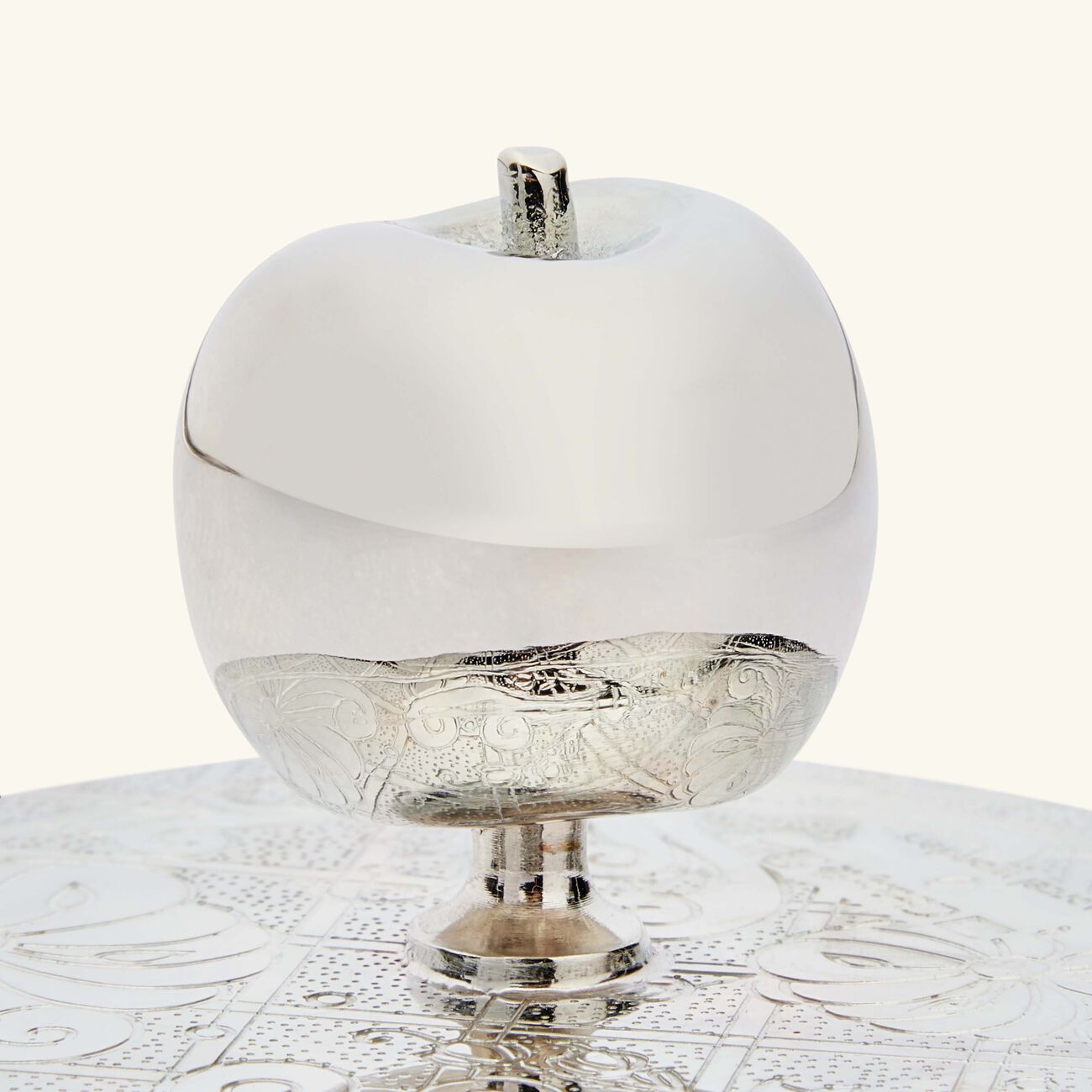 christofle jardin d eden paperweight silver plated
