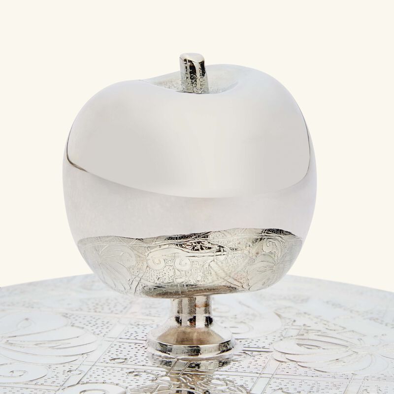 christofle jardin d eden paperweight silver plated