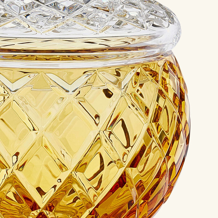 mario cioni   c baba footed candy box orange