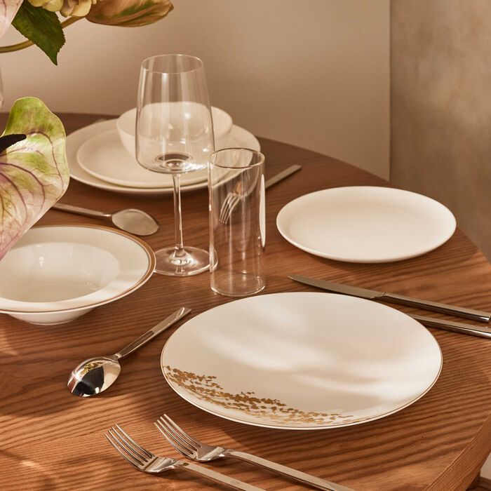 برناردو طبق الطعام فيجيتال أور دائري باللون الذهبي 26 سم