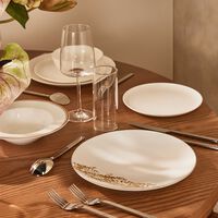 Vegetal Or Dinner Plate Round Gold 26cm bernardaud vegetal or dinner plate round gold 26cm