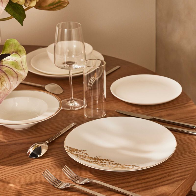 Vegetal Or Dinner Plate Round Gold 26cm bernardaud vegetal or dinner plate round gold 26cm