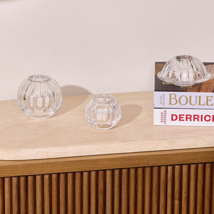 mario cioni   c votive candle holder clear small