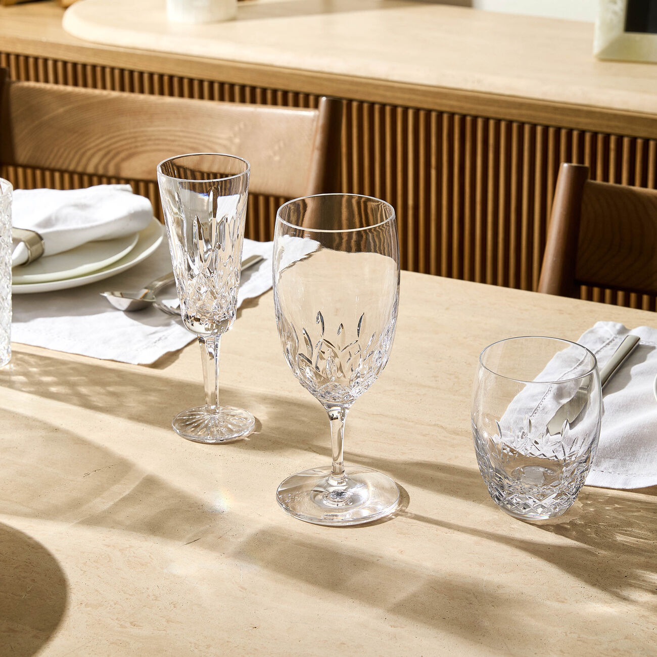 Lismore Essence Drinking Glass Clear Set Of 2 waterford lismore essence drinking glass clear set of 2
