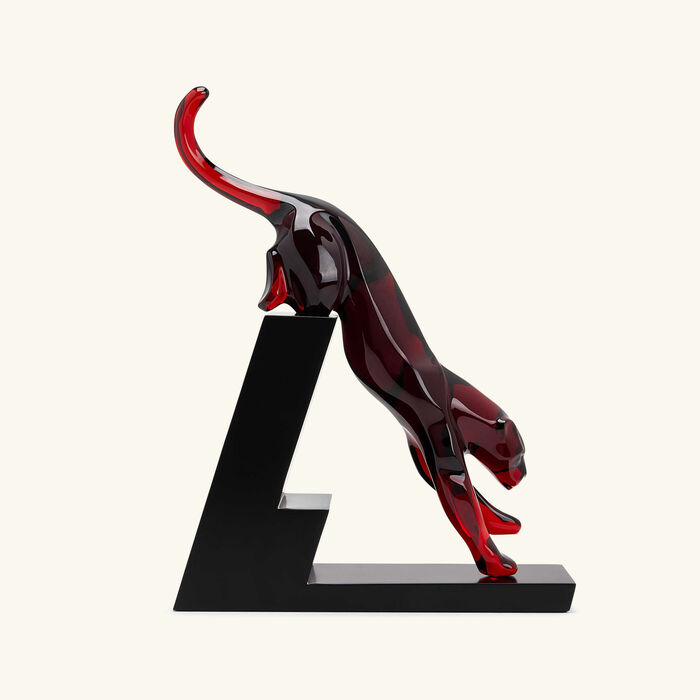 baccarat panther the leap sculpture limited edition of 200