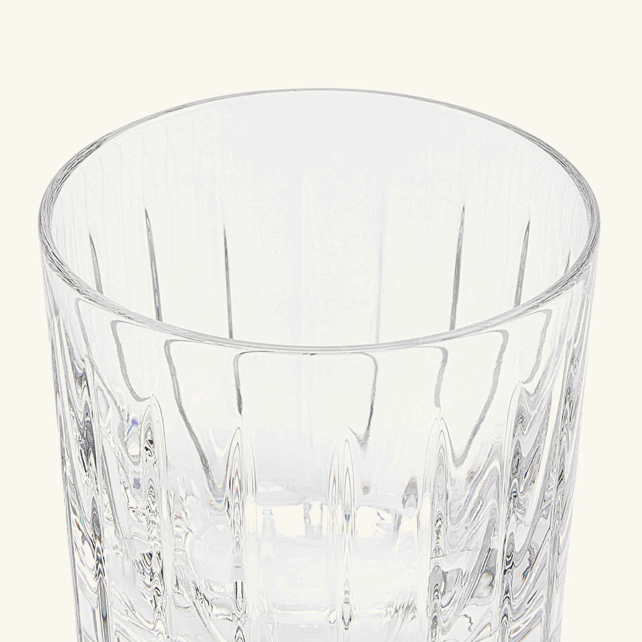 christofle iriana tumbler glass clear set of 2