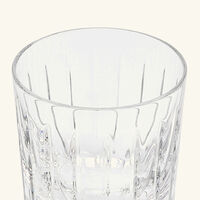christofle iriana tumbler glass clear set of 2