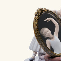 My Perfect Pose Ballet Girls Sculpture Small White lladro my perfect pose ballet girls sculpture small white