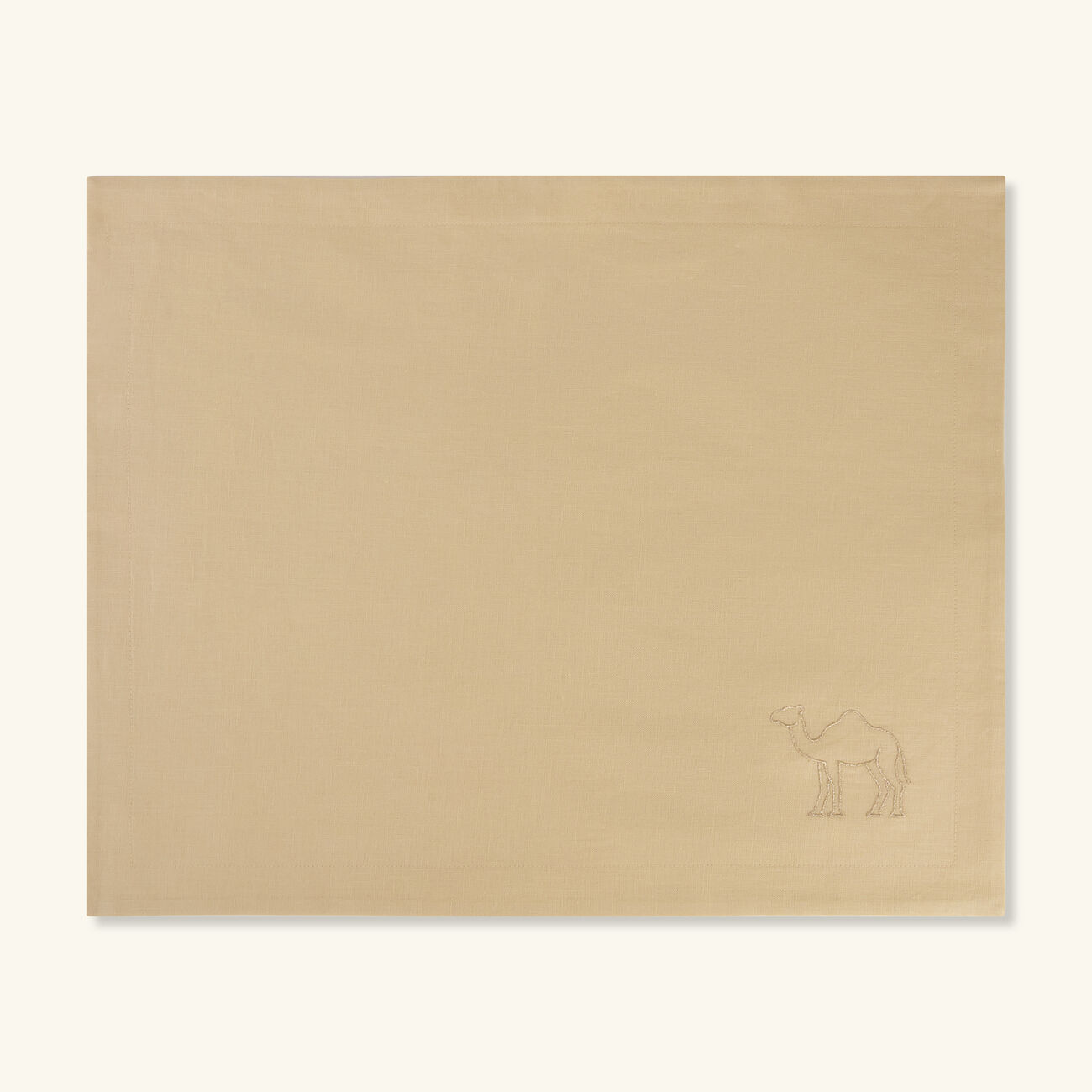 catherine denoual camel placemat beige