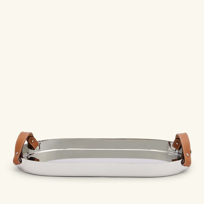 ralph lauren home wyatt serving tray rectangular large stainless steel