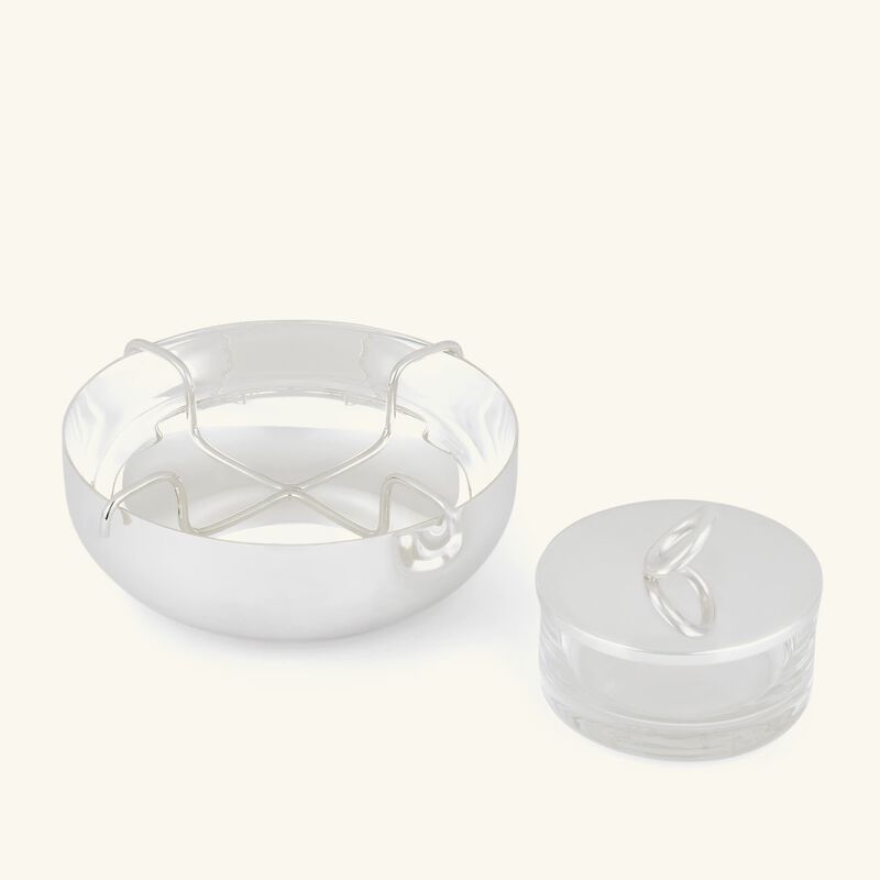 christofle vertigo caviar serving set silver plated