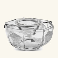versace crystal caviar bowl clear