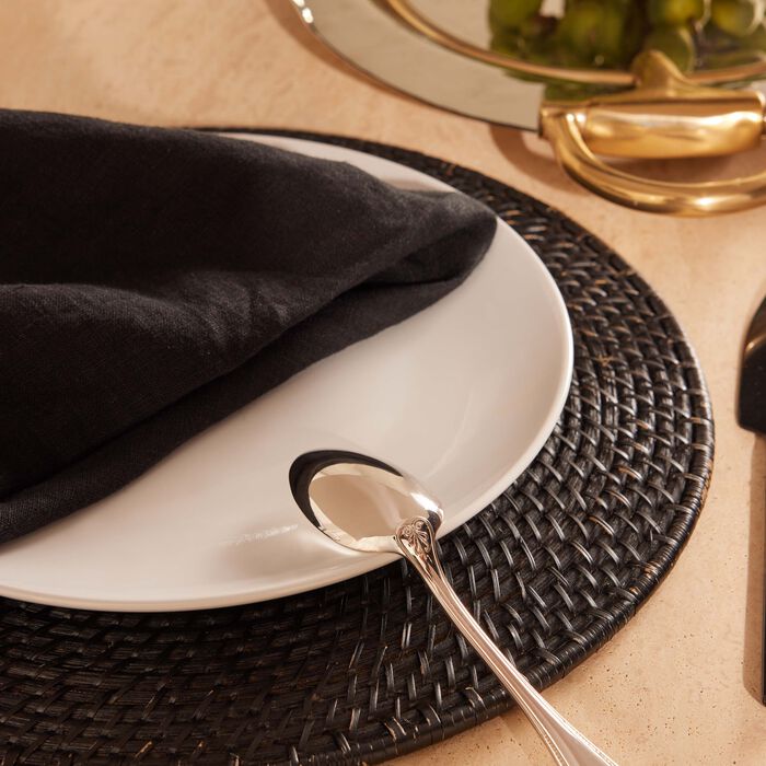 christofle malmaison dessert spoon silver plated