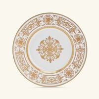 bernardaud aux rois ashtray rectangular gold