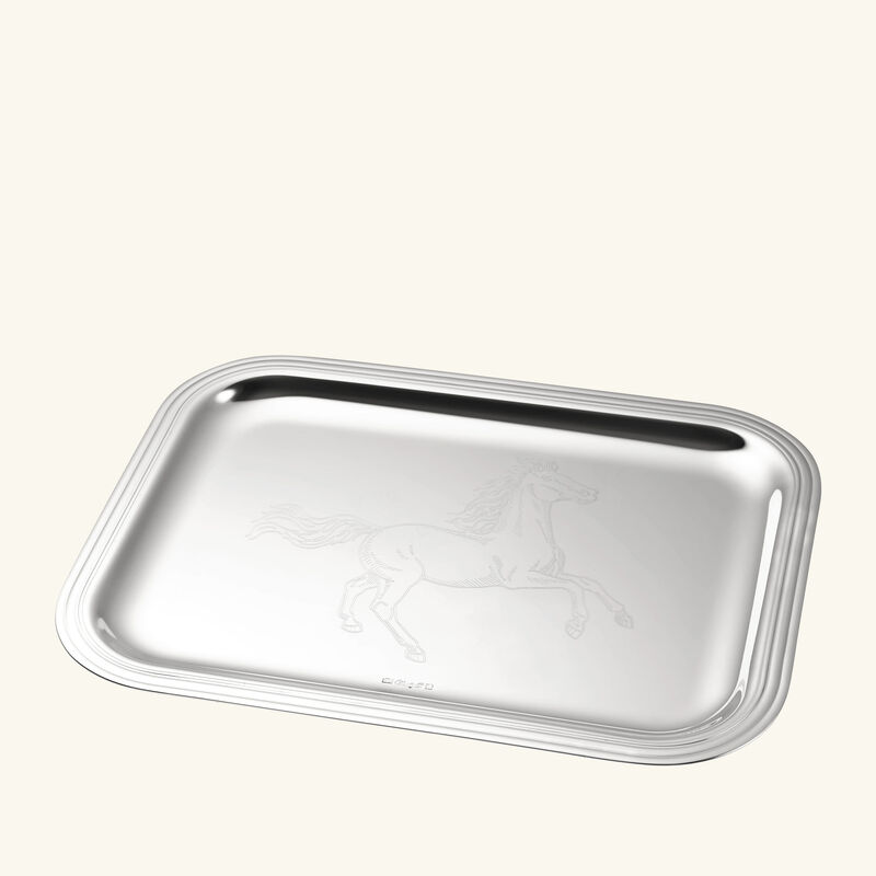 Albi Lunar New Year Serving Tray Silver Plated 26x20cm christofle albi lunar new year serving tray silver plated 26x20cm