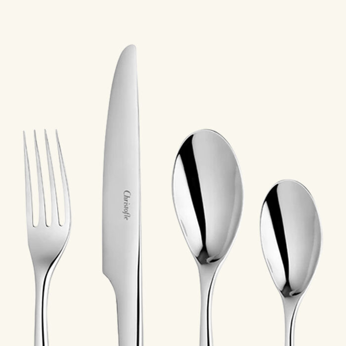 christofle la trousse 4 pc medium sized stainless steel set